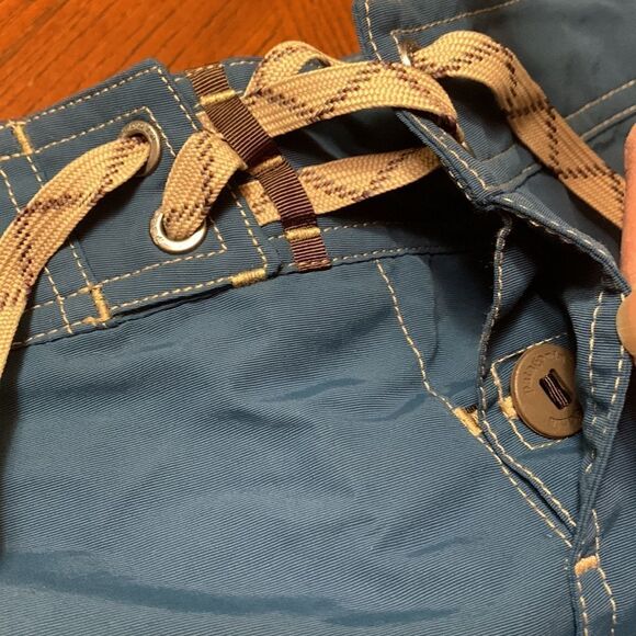 PATAGONIA minimalist board shorts button/tie fly zip pocket men’s sz 31 - Picture 6 of 11